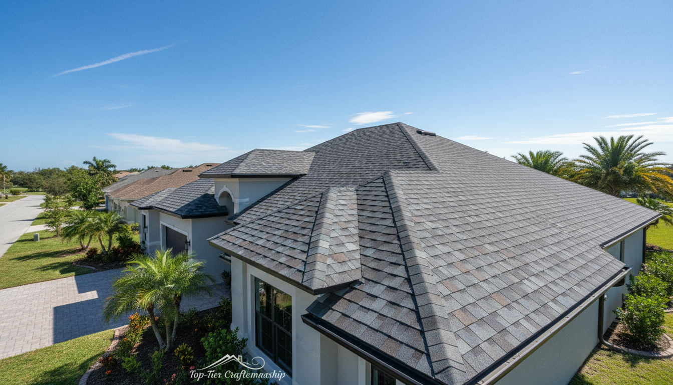 Pristine Florida home with a newly installed roof